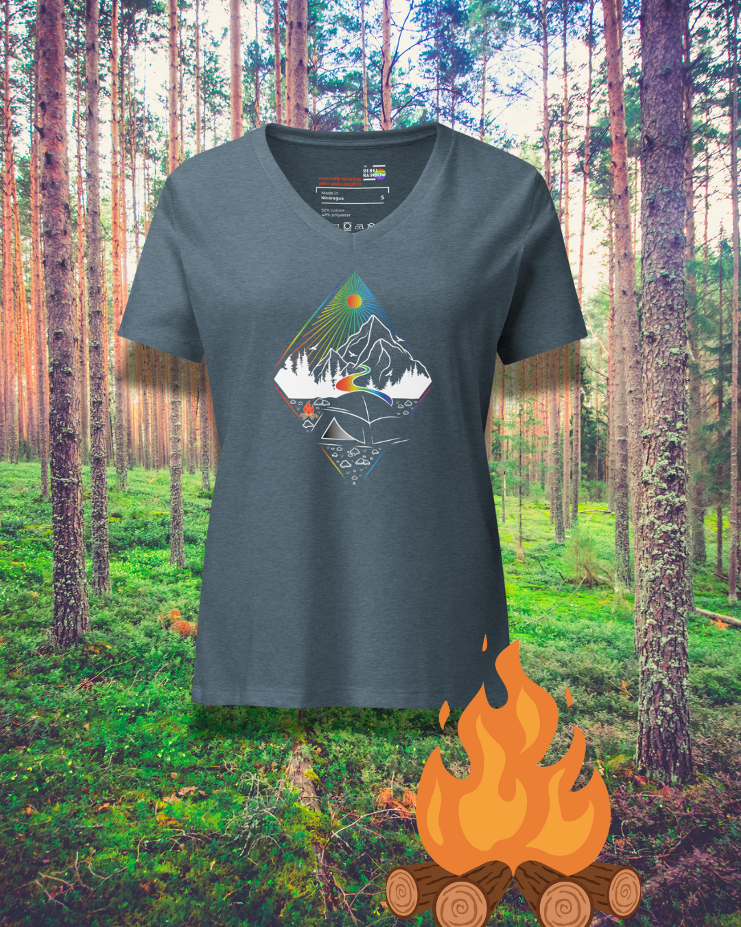 Return to Stillness Women's V-neck T-Shirt