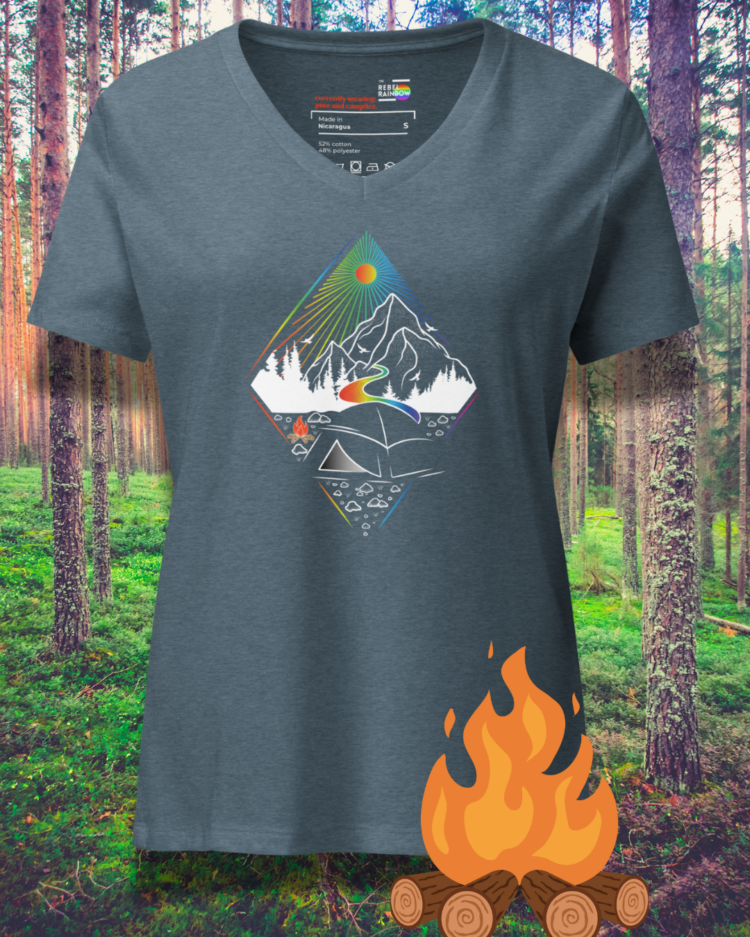 Return to Stillness Women's V-neck T-Shirt