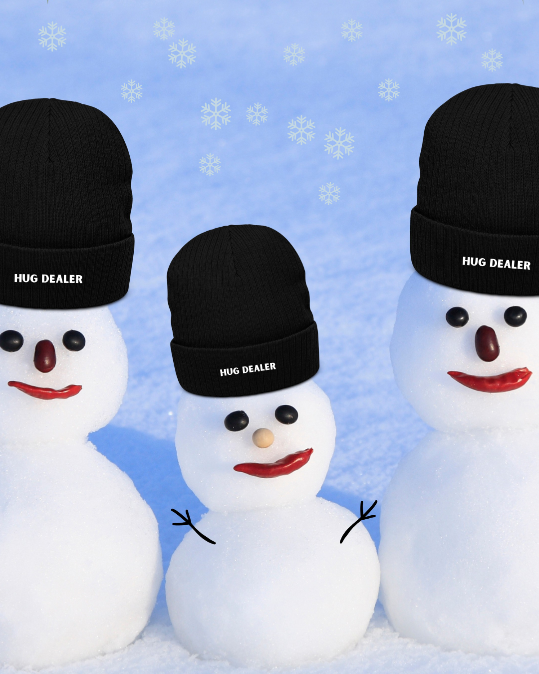 Hug Dealer Ribbed Beanie