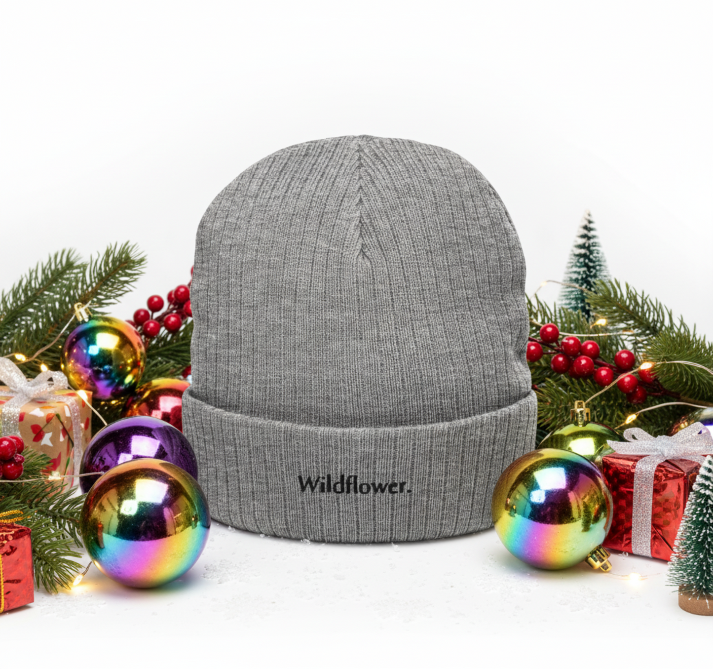 Wildflower. Ribbed Beanie