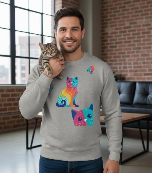 Check Your Cattitude Unisex Sweatshirt