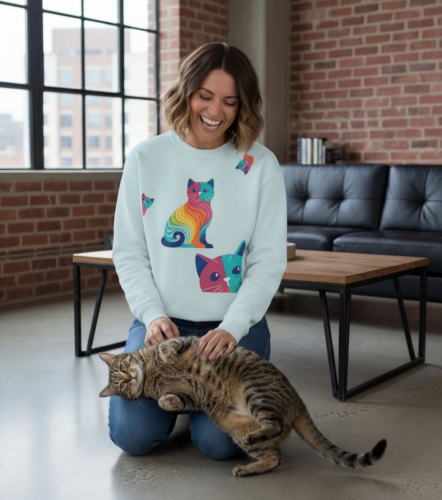 Check Your Cattitude Unisex Sweatshirt