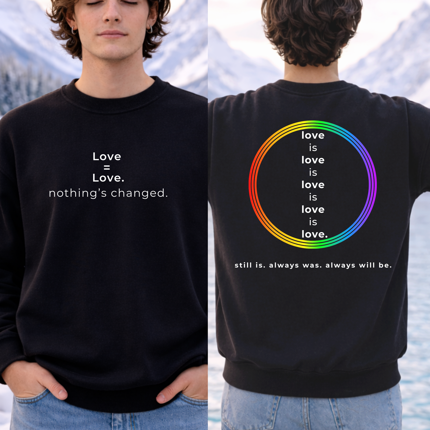 Love = Love Sweatshirt